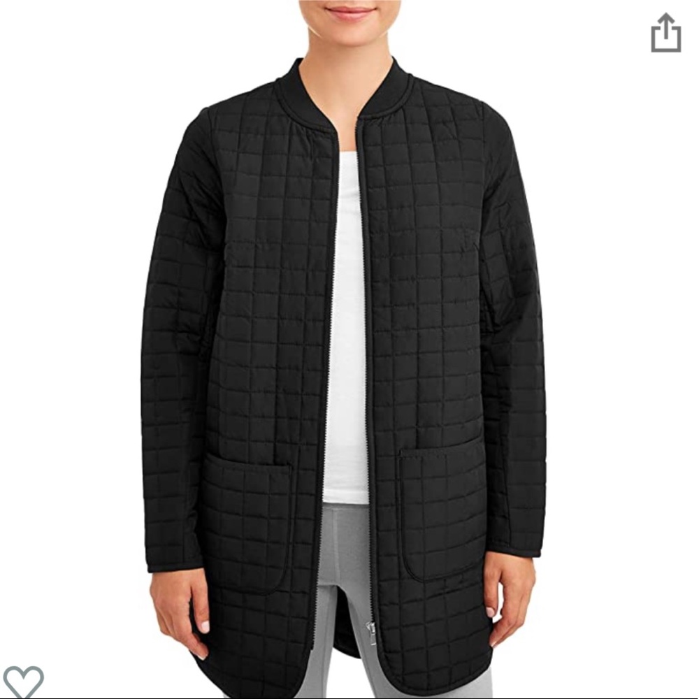 Athletic Works Quilted Tunic Jacket